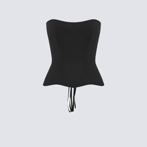 Black satin corset 🖤